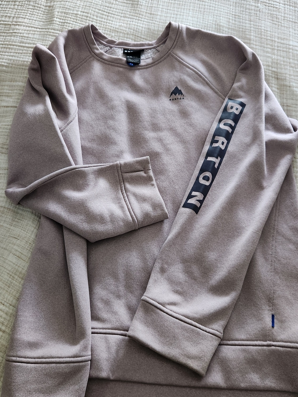 Burton Woman’s Crewneck Sweatshirt - Light Taupe XXL